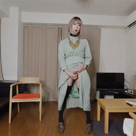 Japanese Crossdresser Cumshots When Excited By Genitals Touched By Long