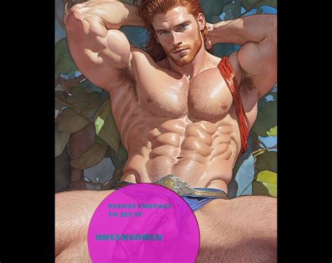 Gay Artnsfw Male Nudes Gay Interest Male Figure A Size Etsy