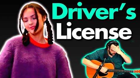 Guitarist Reacts To Drivers License By Olivia Rodrigo Youtube