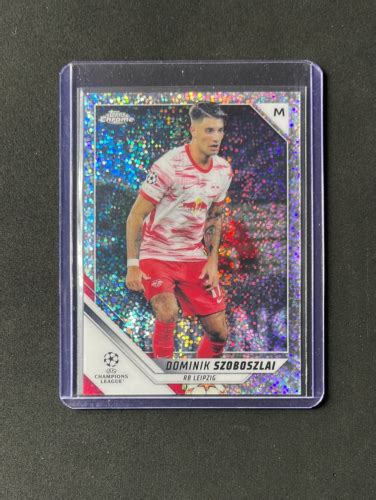 2021 22 Topps Chrome UEFA Champions League Dominik Szoboszlai Speckle