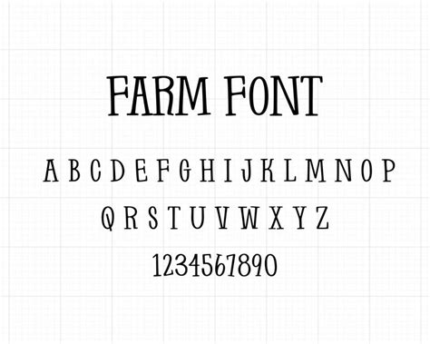 Farmhouse Font Otf Font Farm Font Free Style Font Farmhouse