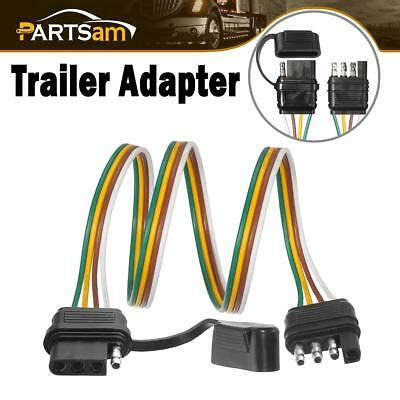 Maybe you would like to learn more about one of these? 32" Trailer Hitch Light Wiring Harness Extension 4-Way 4-Pin Plug Flat 18 Gauge | eBay