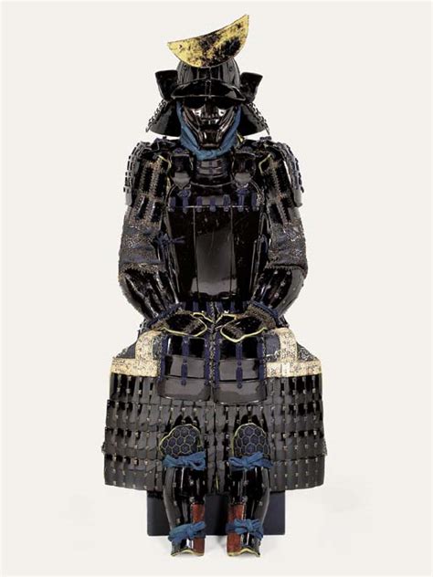 a black lacquered sendai do tosei gusoku an armour with a type of cuirass favoured in sendai