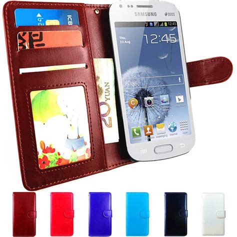 Flip Wallet Leather Case For Samsung Galaxy S3 Mini Case I8190 Gt I8200