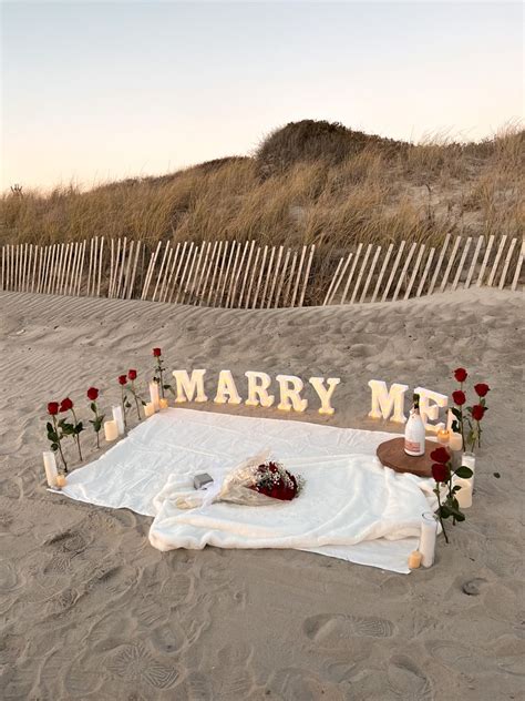 Marry Me Sign Led Light Up Letter Led Candle Tealigth Red Rose Petal