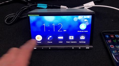 How Android Auto Works On The Sony Xav Ax5000 Youtube