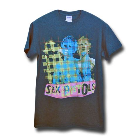 Sex Pistols バンドtシャツ セックス・ピストルズ Plaid Photo Logo バンドtシャツの通販ショップ『tee