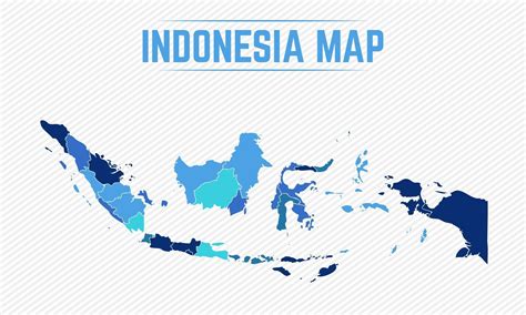 Indonesia Detailed Map With Regions 2323527 Vector Art At Vecteezy