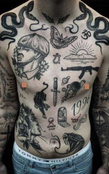 patchwork tattoos torso tattoos tattoos for guys tattoo designs