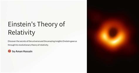 Einsteins Theory Of Relativity
