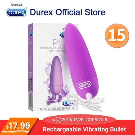 Durex Vibrator Usb Remote Control Bullet G Spot Clitoris Vibrating Egg