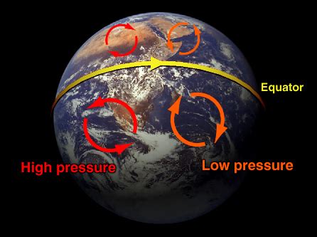 Generally high pressure means fair weather, and low pressure means rain. Widows to the Universe Image:/earth/images/low_high ...