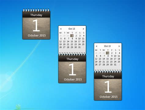 Musty Calendar Gadget For Windows 7 Calendar