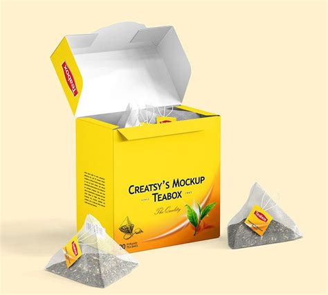 wonderful tea mockup psd templates mockuptree   tea packaging design psd