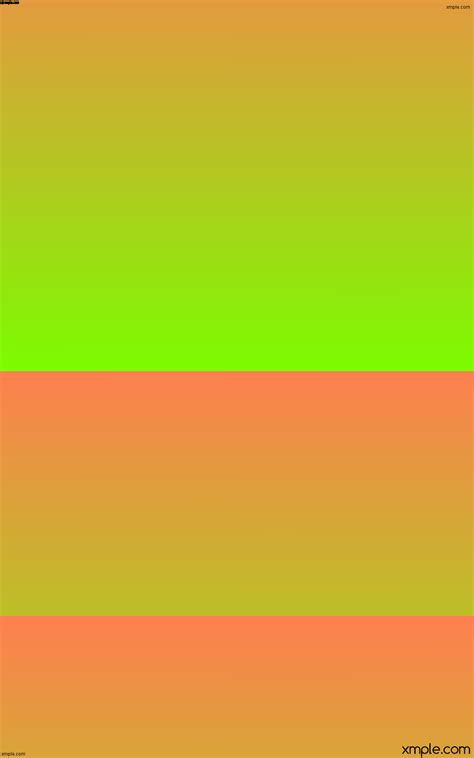 Wallpaper Green Orange Gradient Highlight Linear 7cfc00 Ff7f50 315° 33