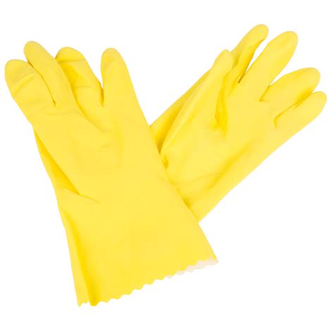 Cordova Latex Rubber Yellow Small Premium Mil Gloves With Flock Lining Pack