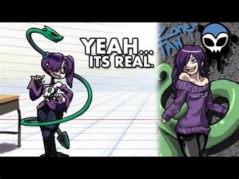 Skullgirls Zone Tan Squigly Skin Reveal YouTube