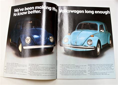 Vw Beetle Brochure From 1975 Vintage Cars