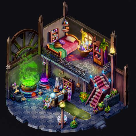 Artstation Witch House Interior