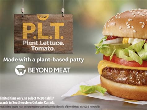 2801 memorial parkway sw # 70. McDonald's rolls out meatless Beyond burgers in Canada ...