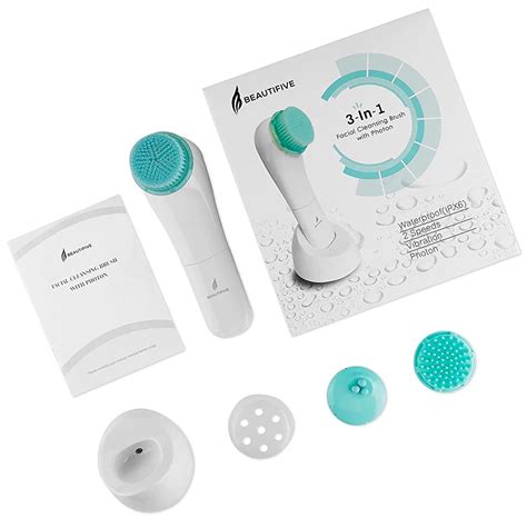 sonic facial cleansing brush with waterproof vibrating aooty