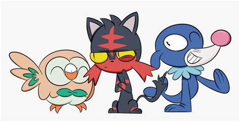 Pokemon Moon And Sun Starters By Mexican Pok Mon Sun And Moon Hd