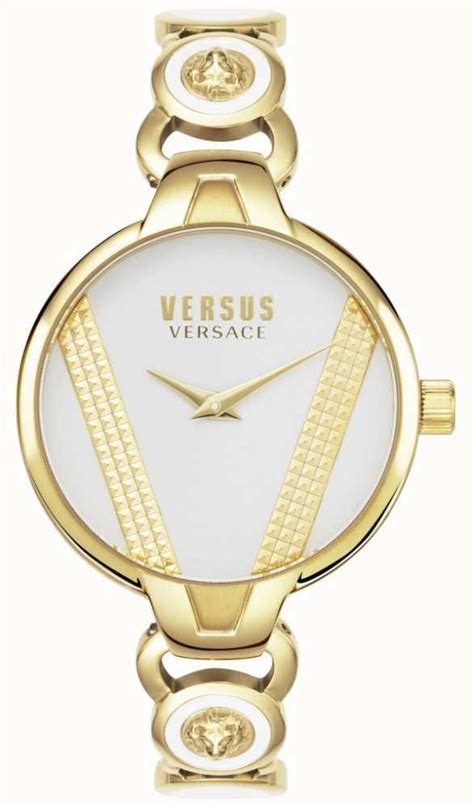 Versus Versace | Saint Germain | Gold Plated Stainless Steel | White ...