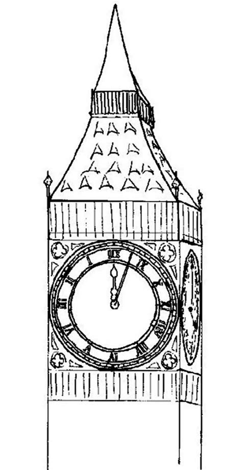 The tower is now home to the crown jewels and is one of the most popular tourist attractions of london. London Icon Big Ben Coloring Page : Coloring Sun (Dengan ...