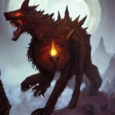 Werewolf Dragon Epic Fantasy Style In The Style Of Stable Diffusion