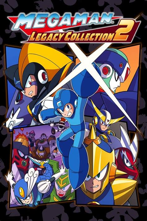 Mega Man Legacy Collection 2 2017 Playstation 4 Box Cover Art