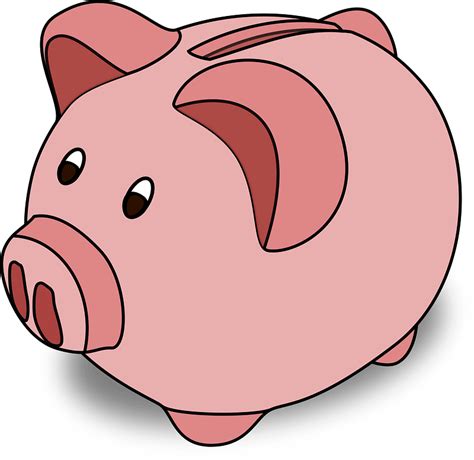 Pink Piggy Bank Clipart Free Download Transparent Png Creazilla