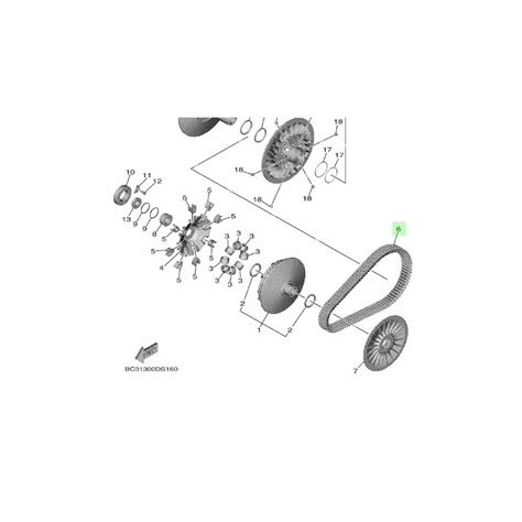 Correa Transmisi N Yamaha Tmax Bc