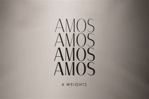 Amos Font By Denestudios Creative Fabrica Modern Sans Serif New