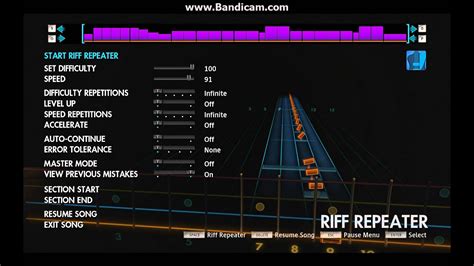Rocksmith 2014 Riff Repeater And Difficulty Guide Youtube