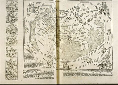 Map Of The World From The Nuremberg Chronicle 1493 Nuremberg
