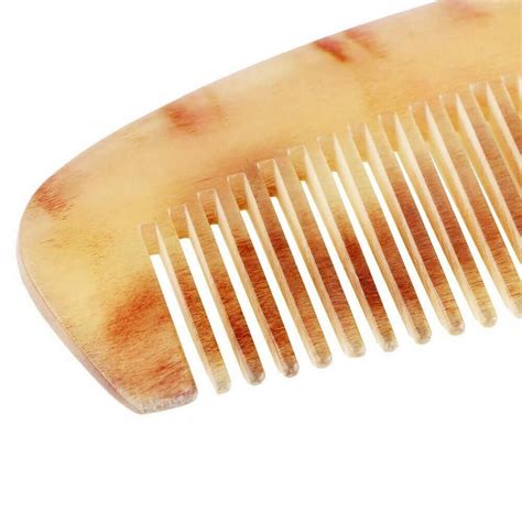 Natural Horn Comb Non Static Comb Easy And Portable Hair Etsy