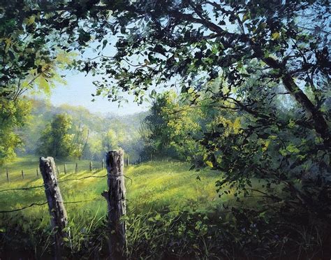 How To Paint A Grassy Meadow In Acrylic Landscape Paintings Kevin