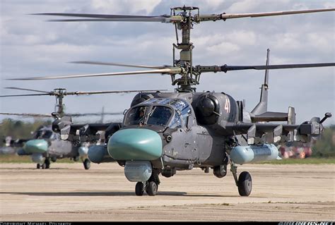 Kamov Ka 52 Alligator Russian Red Star Russia Helicopter