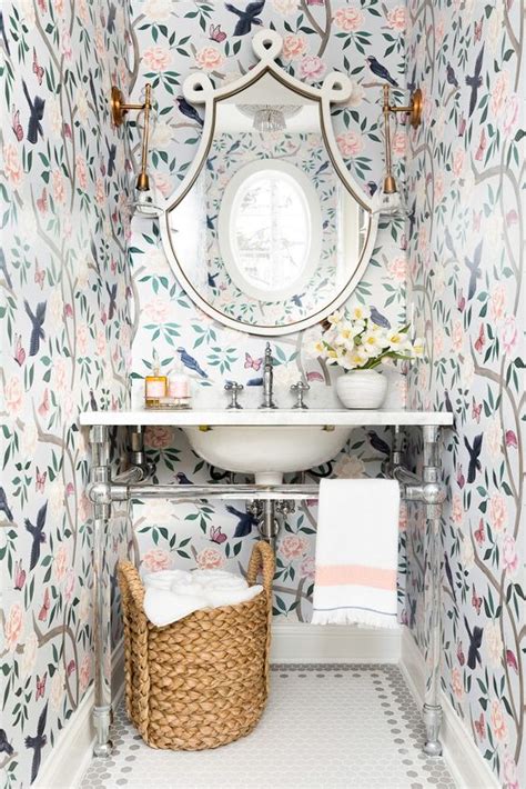 Chinoiserie Powder Room Get The Look The Leslie Style