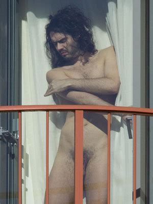Russell Brand Naked On Balcony Pics