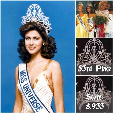Most Beautiful Miss Universe 1952 2016 54th Place To 51st Place