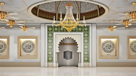 Mosque Interior Yusuf Nabi Cgarchitect Architectural