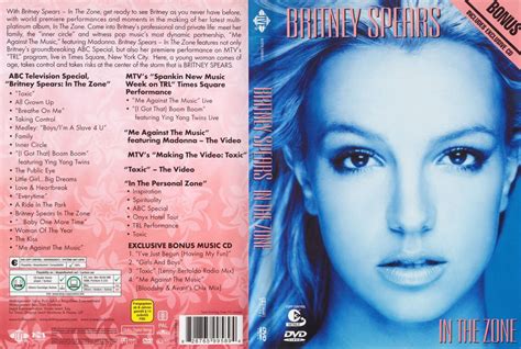 Celebrating Years Of The In The Zone Dvd Absolute Britney