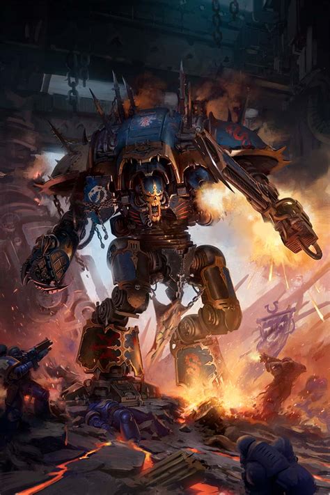 Chaos Knight Codex Cover Art 2019 Warhammer Art