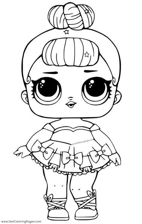 Lol Doll Coloring Pages Crystal Queen