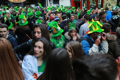 Saint Patrick S Day Parade In Dublin Ireland Editorial Stock Photo