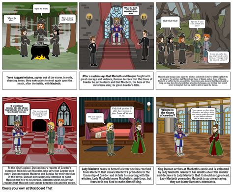 Macbeth Act Storyboard By Maryam