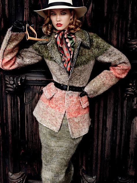 Dark Horse Karlie Kloss By Mario Testino For Vogue September 2014