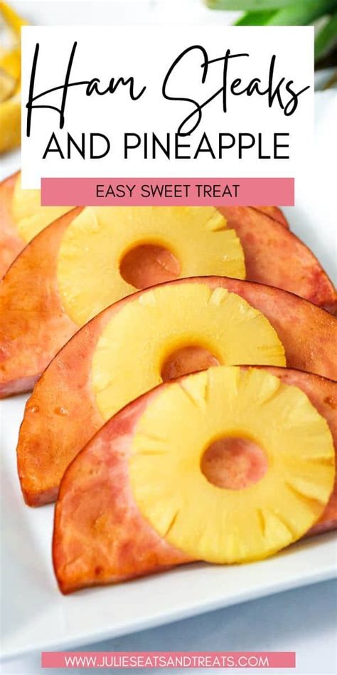 Glazed Ham Steak With Pineapple Is A Quick And Easy Dinner Recipe Ready