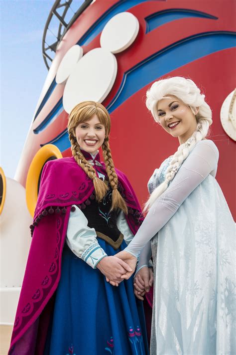 Disney Cruise Line ‘frozen Characters Take To The Sea